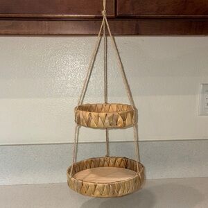 Two-Tiered Hanging Basket